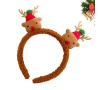 Generisch Cintas para el pelo de Navidad para mujer, linda diadema de peluche, festivas, , de invierno, Año Nuevo, accesorios de celebración