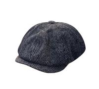 Generisch Clásico sombrero de vaquero para hombre con adornos de metal y adorno de metal, para uso al aire libre y ocio, boina para hombre, color negro, gris, Talla única