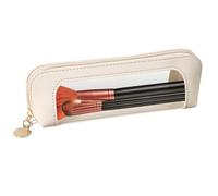 Generisch Clear Pencil Bag - Estuche Transparente Multifuncional con Cremallera | Organizador Escrito de Gran Capacidad, de cosméticos para Maquillaje, Material Escolar, Oficina y Uso Diario