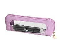 Generisch Clear Pencil Bag - Estuche Transparente Multifuncional con Cremallera | Organizador Escrito de Gran Capacidad, de cosméticos para Maquillaje, Material Escolar, Oficina y Uso Diario
