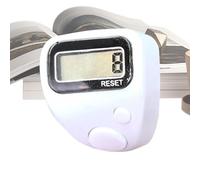 Generisch Clicker Contatore A - Strumento Silenzioso Per Sport Outdoor Anello Design Compatto Indossabile LCD - Per Biblioteca Lavoro A Maglia Uncinetto Pesca Campeggio Escursionismo