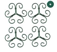 Generisch Clip de soporte para plantas, juego de soporte de estaca, guía de vino ajustable de 4,1 x 4,1 pulgadas, con diseño de agarre firme, kit de herramientas de entrenamiento de jardín verde