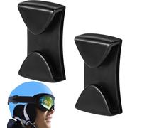 Generisch Clip para gafas de esquí, clip de agarre para gafas, agarre de gafas, 2 unidades, clips para gafas, rieles laterales, hebillas de cinturón, accesorios de esquí deportivos multifuncionales