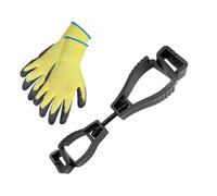 Generisch Clips para guantes, soporte multifuncional para guantes, antipérdida, con dos clips, para la seguridad de los trabajadores de la construcción, no más guantes perdidos