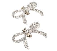 Generisch Clips para zapatos con lazo para zapatos de mujer | Colgantes de zapatos de estrás extraíbles - Elegantes decoraciones de zapatos, joyas, clips de para ropa, bolsos, tacones, pelo