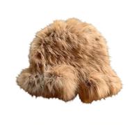 Generisch Cloud Fisherman Hat Women's Autumn and Winter Head Cap Plush Cold Warm Pot Hat Jagdhut, dorado, Talla única