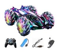 Generisch Coche de acrobacias de gestos - Vehículo de acción teledirigido | - Recargable diseño robusto con reconocimiento de gestos y acrobacias para niños y adolescentes