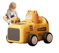 Generisch Coche de juguete para retirarse, coche para retirarlo - Juguetes de dibujos animados con accionamiento por fricción, juguetes de coche, vehículos creativos de retirada para guardería a Ha
