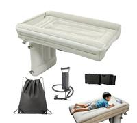 Generisch Coche inflable, colchoneta inflable para dormir con bomba - Aire engrosado para asiento trasero de niños | Para Automóvil Camping SUV Viajes Van Avión Ferrocarril Al Aire Libre Senderismo