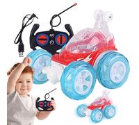 Generisch Coche teledirigido por radiocontrolado, dinámica de vehículo de acrobacias - coches RC para cumpleaños, Navidad, tiempo de juego interior, espectáculos de acrobacias