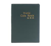Generisch Coin Collection Book - 100G 15x11cm Cover 3x3cm Innenraster | Taschen Coiin Album Coinn Recorn Storage Book | Portamonedas portátil - Organizador para aficionados, coleccionistas de viajes