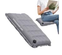 Generisch Cojín de asiento inflable, portátil e impermeable, cojín ligero para estadio, para vuelos largos, mochileros, senderismo, montañismo, pícnic, al aire libre, coche, niños,