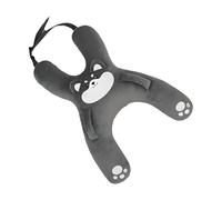 Generisch Cojín de viaje para niños, con soporte para el cuello como juguete de animales, bonito cojín para coche con respaldo integrado para niños, para niñas, vehículos, SUV, tren, avión,