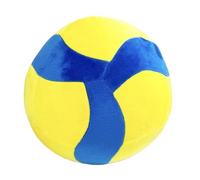 Generisch Cojín de voleibol de peluche, bonito cojín de pelota, manta suave y acogedora para dormitorio, decoración divertida, para cumpleaños, vacaciones, accesorios de , acogedora W