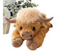 Generisch Cojín Decorativo de de Peluche con Relleno, 45 x 18 x 15 cm, Animales de Las Tierras Altas, para salón, Dormitorio, Sala de Juegos, Dormitorio, Dormitorio, sofá, niña, Adolescente y