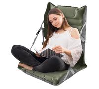 Generisch Cojín hinchable con respaldo - Tumbona de suelo plegable | Impermeable, resistente a la abrasión, ángulo de inclinación ajustable, se activa presionando, para camping o