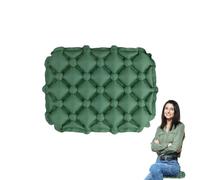 Generisch Cojín inflable para asiento, cojín de viaje ligero, almohadilla de asiento para avión, cojín de camping, ligero e inflable, cómodo cojín de asiento de viaje para conductores de camiones y