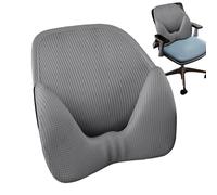 Generisch Cojín lumbar, cojín de asiento de espuma viscoelástica, cojín de espalda, para cuerpo, viajes, avión, dormir, cama, silla de ruedas, calma, sentado durante mucho tiempo, conduciendo