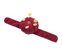 Generisch Cojín para lápiz de muñeca, cojín de aguja de la lista de calabaza, cojín de alfileres con correa elástica ajustable, cómoda costura portátil, alfiletero para proyectos de manualidades
