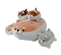 Generisch Cojín para perros | Peluche Corgi 25 cm | Cojín suave y juguete de peluche para dormir, sofá, cama, habitación de los niños, salón, cumpleaños, vacaciones y decoración del hogar