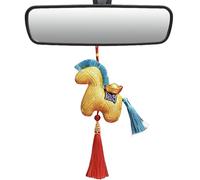 Generisch Colgante de felpa - Regalo 2026 - Año del Caballo Tema Muñeca de Peluche | Para Estudiantes Niños Y Novia Durante La Escuela Viajando Al Viajar A