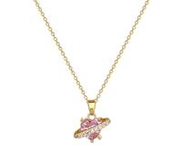 Generisch Colgante de hematita simple para mujer, collar de joyería para mujer, colgante de regalo, rueda de apoyo automática, metal, Sin gemas