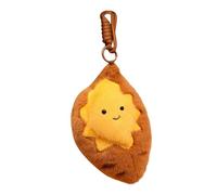 Generisch Colgante de muñeca de peluche, agradable a la piel, encantador, realista, figuras rellenas de batata tostadas, para mujeres, hombres, niños, niñas, sala de estar, dormitorio, mesa de estudio