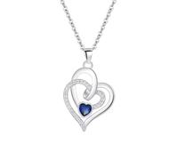 Generisch Colgante de pretzel "Love Forever" para mujer, aniversario, cumpleaños, para mujeres, madres y niñas, cadena de nailon sin colgante, metal, Sin gemas