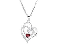 Generisch Colgante de pretzel "Love Forever" para mujer, aniversario, cumpleaños, para mujeres, madres y niñas, cadena de nailon sin colgante, metal, Sin gemas
