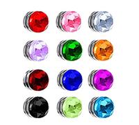 Generisch Colgante de vino, 12 piezas de magnético divertido | Marcador para vasos sin tallo - para Navidad, San Valentín, fiesta, champán, decoración