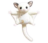 Generisch Colgante para bolso de peluche, diseño de ardilla voladora, de peluche, bonito llavero de animales del bosque en miniatura, accesorio suave para mochileros diarios