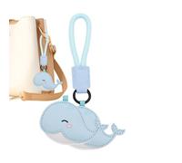 Generisch Colgante para bolso, diseño de tiburón ballena, con forma de animal, bonito colgante de piel, divertido llavero con anillo resistente, decoración para mochilas escolares para niños y adultos