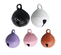 Generisch Collar de perro Campanas | Coloridos y cachorros collar campanas, colgante de metal para razas pequeñas medianas y grandes perros al aire libre senderismo camping