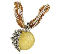 Generisch Collar para mujer, accesorios de diamantes de imitación, regalo colgante, collares, colgantes, iluminación colgante, Gel de sílice, Sin gemas