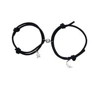 Generisch colores rosa joyería mutua relación pulsera a juego para mujeres hombres sol estrella pequeño ancho pequeño perlas pulsera para y joyería, talla única, Metal