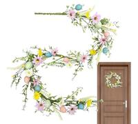 Generisch Colorida revolución del este, de manto festival, ramas artificiales de 18 pulgadas con flores decorativas, decoración de primavera vibrante, decoración de vacaciones, fácil de colgar