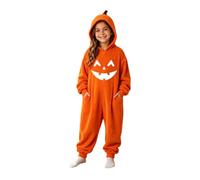 Generisch Combinaison douce à imprimé citrouille pour enfants - Vêtements pour garçons filles, naranja, 8-9 años