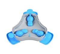 Generisch Comedero interactivo 2026 con alimentación lenta, estimulación mental, juego de rompecabezas, parte inferior antideslizante para actividades en interiores (azul, 37,5 x 32,5 cm)