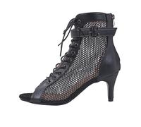 Generisch Comercio exterior europeo y retro de las mujeres de gran tamaño hueco ligero suela suave zapatos casuales sandalias tacones altos plataforma-65, Negro , 35 EU