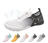 Generisch Comfy - Zapatos de surf para pies anchos, antideslizantes, para hombre y mujer, secado rápido, transpirables, unisex, para playa y senderismo, Negro , 36 EU