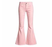 Generisch Cómodos pantalones de percusión para con cintura elástica suave, fácil de limpiar, ideal para el día a día, Rosa claro., 7-8 años