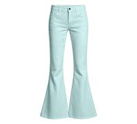 Generisch Cómodos pantalones de percusión para con cintura elástica suave, fácil de limpiar, ideal para el día a día, verde menta, 15-16 años