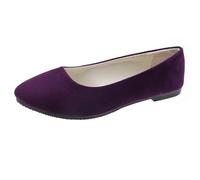 Generisch Cómodos zapatos de mujer para el tiempo libre, elegantes zapatillas para el día a día, excursiones, diseño de ante de alta calidad con punta cerrada, ideal para cualquier época del año
