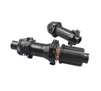 Generisch Compatible con bujes de Bicicleta Carretera Disco luz Cabeza Recta Bloqueo Central 20h 24h Delantero 12x100 Trasero 12x142 36T 11v 12v(Rear 24h HG)