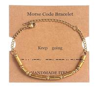 Generisch Con Luna Mm Joyas Oro Plateadas Pulseras Para Mujeres Inspirational Adjustable Pulseras Para Parejas Mom Friend Para Pulsera Regalo Azul Elástico Joyería, talla única, Metal