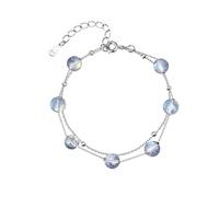 Generisch Con Pulsera Frases Pulsera Joyería Japonesa y Coreana, Diseño de temperamento de hadas, Joyas totalmente hechas a mano Rosa Natural San Valentín Para Hombre Anillos, talla única, Metal
