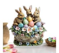 Generisch Conejo - Decoración de Mesa de Pascua acrílico 2D | Decoración de Escritorio de Primavera, sección Central de Huevo, para casa, Sala de Estar, Escritorio, Armario, Boda, repisa de