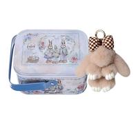 Generisch Conejo - Llavero de animales de conejo, cadena para llaves de Pascua, para mujer, bolso de temporada, adornos, mensajeros de viaje, para mochila, mochila escolar, caqui, Siehe Beschreibung