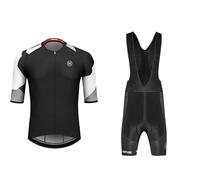 Generisch Conjunto de ciclismo para hombre con material de lana para actividades de entrenamiento veraniego, viajes de larga distancia como atuendo funcional transpirable con cintura cómoda, libertad