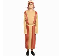 Generisch Conjunto de traje de vacaciones para niños con chaleco, camisa, pantalones, corbata para Navidad, juegos de iglesia, juegos de cuna, eventos temáticos, combinación festiva, rojo, 4-8 años
